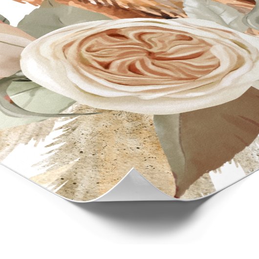 ウェルカムハイランド牛ふくらはぎ赤ちゃんシャワーボホ ポスター (角)