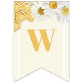 ウェルカムハニー(昆虫)マルハナバチベビーバビーブシャワースプリンクル バンティングフラッグ (第3の旗)