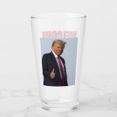 ウェルカムバックアメリカトランプ45 47 タンブラーグラス (裏面)