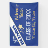 ウェルカムバッククラスメート懇親会バナー 横断幕 (縦)