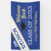 ウェルカムバッククラス懇親会バナー 横断幕 (縦)