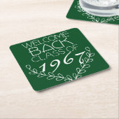 ウェルカムバッククラス スクエアペーパーコースター (アングル)