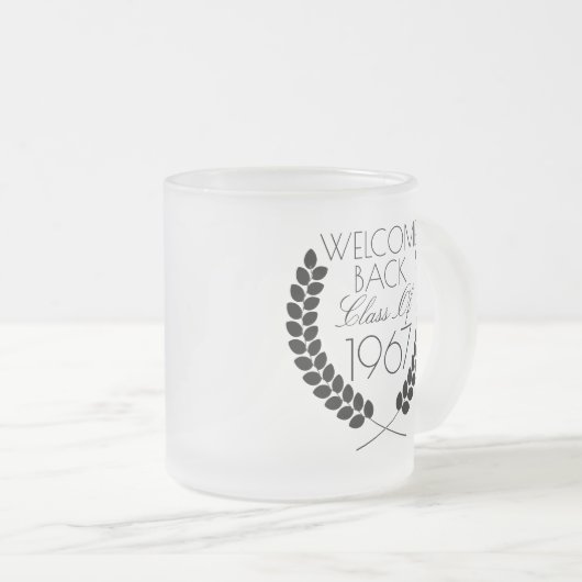 ウェルカムバッククラス フロストグラスマグカップ (正面右)