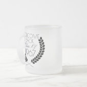 ウェルカムバッククラス フロストグラスマグカップ (正面左)