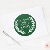 ウェルカムバッククラス ラウンドシール (封筒)