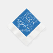 ウェルカムバッククラス 縁ありカクテルナプキン (角)