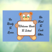 ウェルカムバックベアウィンドウにしがみつく ウィンドウサイン (シート3)