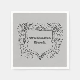 ウェルカムバックメディバル華美シールド従業員 スタンダードカクテルナプキン