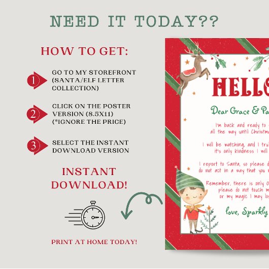 ウェルカムバック小妖精や小人ハロークリスマス小妖精や小人 パーソナライズされた