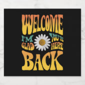 ウェルカムバック私はあなたはここで先生 ビールラベル (シングルラベル)