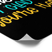 ウェルカムバック私はあなたはここで新学期 ポスター (角)