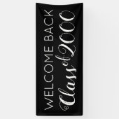 ウェルカムバック |クラス 横断幕 (縦)