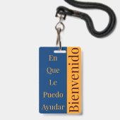 ウェルカムバッジ バッジ (ストラップ付き裏面)