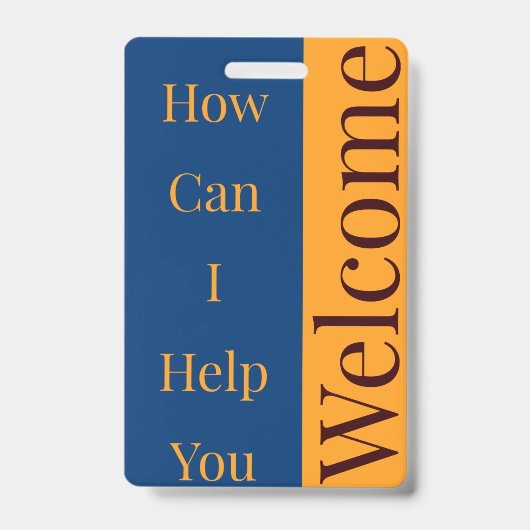 ウェルカムバッジ バッジ (表面)