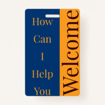 ウェルカムバッジ