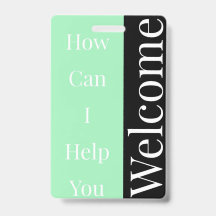 ウェルカムバッジ