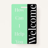 ウェルカムバッジ バッジ (正面)