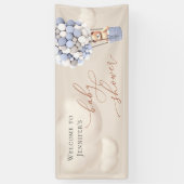 ウェルカムバナーベビーシャワー 横断幕 (縦)