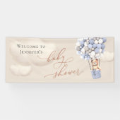 ウェルカムバナーベビーシャワー 横断幕 (横)