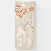 ウェルカムバナーベビーシャワー 横断幕 (縦)