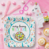 ウェルカムバニー ペーパープレート (パーティー)