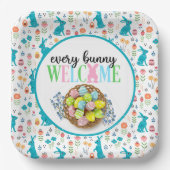 ウェルカムバニー ペーパープレート (正面)