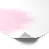 ウェルカムバブルティー赤ちゃんシャワーへようこそ ポスター (角)