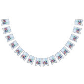 ウェルカムバースデーパーティーウォーターカラーマーメイドシーライフ バンティングフラッグ (全)