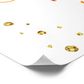 ウェルカムバースデーパーティーポスターパンプキン1st One ポスター (角)