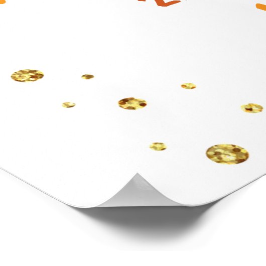 ウェルカムバースデーパーティーポスターパンプキン2nd 2 ポスター (角)