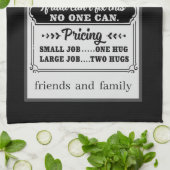 ウェルカムパパガレージフレンズ&ファミリー キッチンタオル (折り畳み)