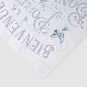 ウェルカムパリエッフェルタワーブルーデクペフランスのージ 薄葉紙 (詳細)