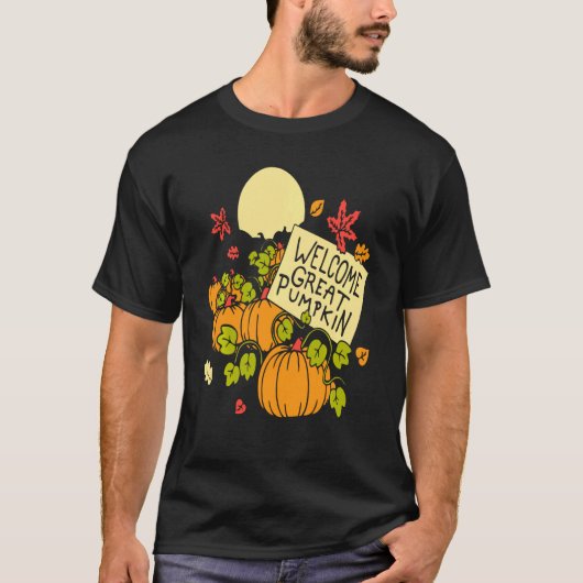 ウェルカムパンプキ素晴らしン Tシャツ (正面)