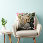 ウェルカムパーティー ピンク フラワー ゴールドフレーム 結婚式 クッション (椅子)