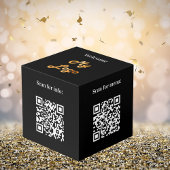 ウェルカムビジネスロゴQRコード情報テーブル フォトキューブ