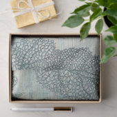 ウェルカムビーチハウスコーラルブルーウッドデカップティス 薄葉紙 (ギフト)