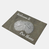 ウェルカムビーチハウスレンタルサンドドルフォトゲスト ドアマット (アングル)