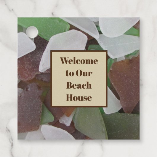 ウェルカムビーチハウスレンタルシーガラスフォトゲスト フェイバータグ (正面)
