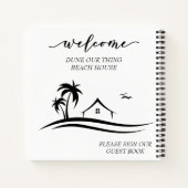 ウェルカムビーチハウスSTRレンタルゲストブック ノートブック (裏面)