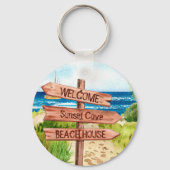 ウェルカムビーチ短期レンタルバケーションホーム キーホルダー (正面)