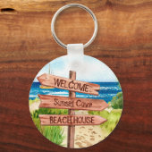 ウェルカムビーチ短期レンタルバケーションホーム キーホルダー (正面)