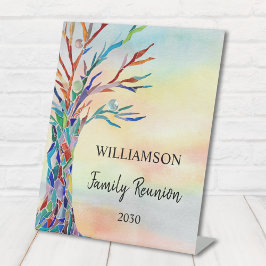 ウェルカムファミリーツリーファミリー懇親会 台座サイン