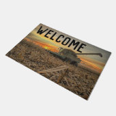 ウェルカムファームのコンバインの収穫設備 ドアマット (アングル)