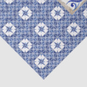 ウェルカムファームハウスタイルブルーホワイトファミリーデコパージュ 薄葉紙 (詳細)