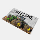 ウェルカムファームファミリートラクター機器ティレージ ドアマット (アングル)
