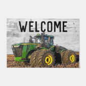 ウェルカムファームファミリートラクター機器ティレージ ドアマット (正面)
