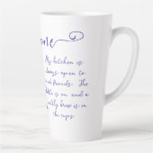 ウェルカムフレンズハーブティーキッチンラテマグ カフェラテマグ (右)