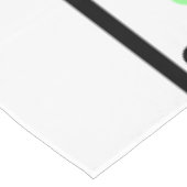 ウェルカムフレンズピンクグリーン水玉模様 テーブルクロス (アングル)