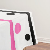 ウェルカムフレンズピンク水玉模様 テーブルクロス (インサイチュ)