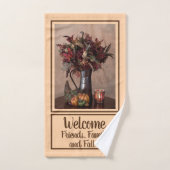 ウェルカムフレンズ，家族と秋/秋 バスタオルセット (ハンドタオル)
